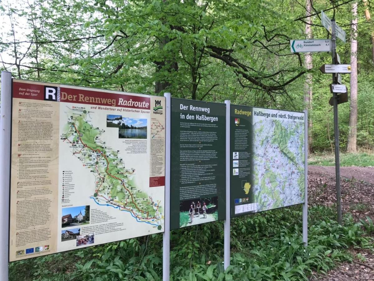 Ferienhaus Hassgautor Aidhausen Bagian luar foto