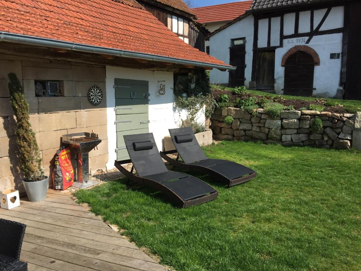 Ferienhaus Hassgautor Aidhausen Bagian luar foto