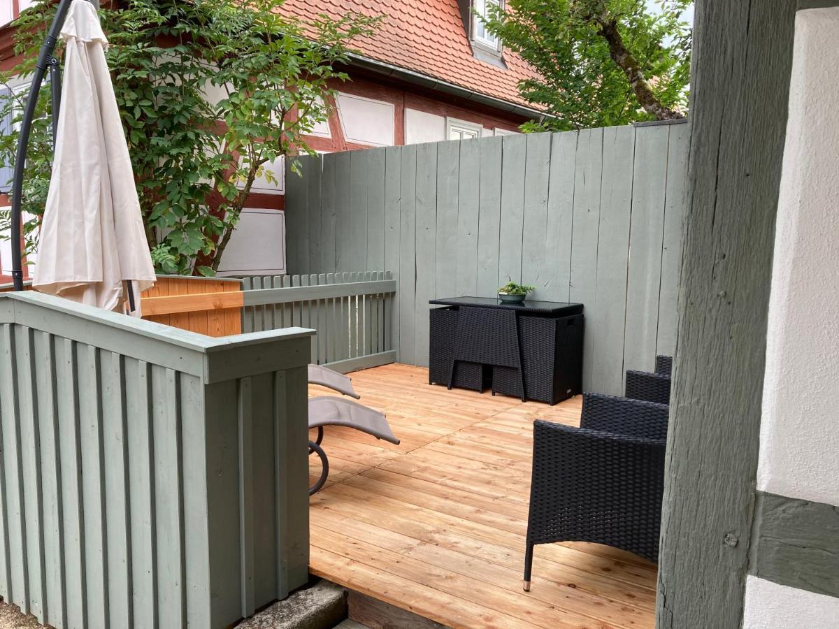 Ferienhaus Hassgautor Aidhausen Bagian luar foto
