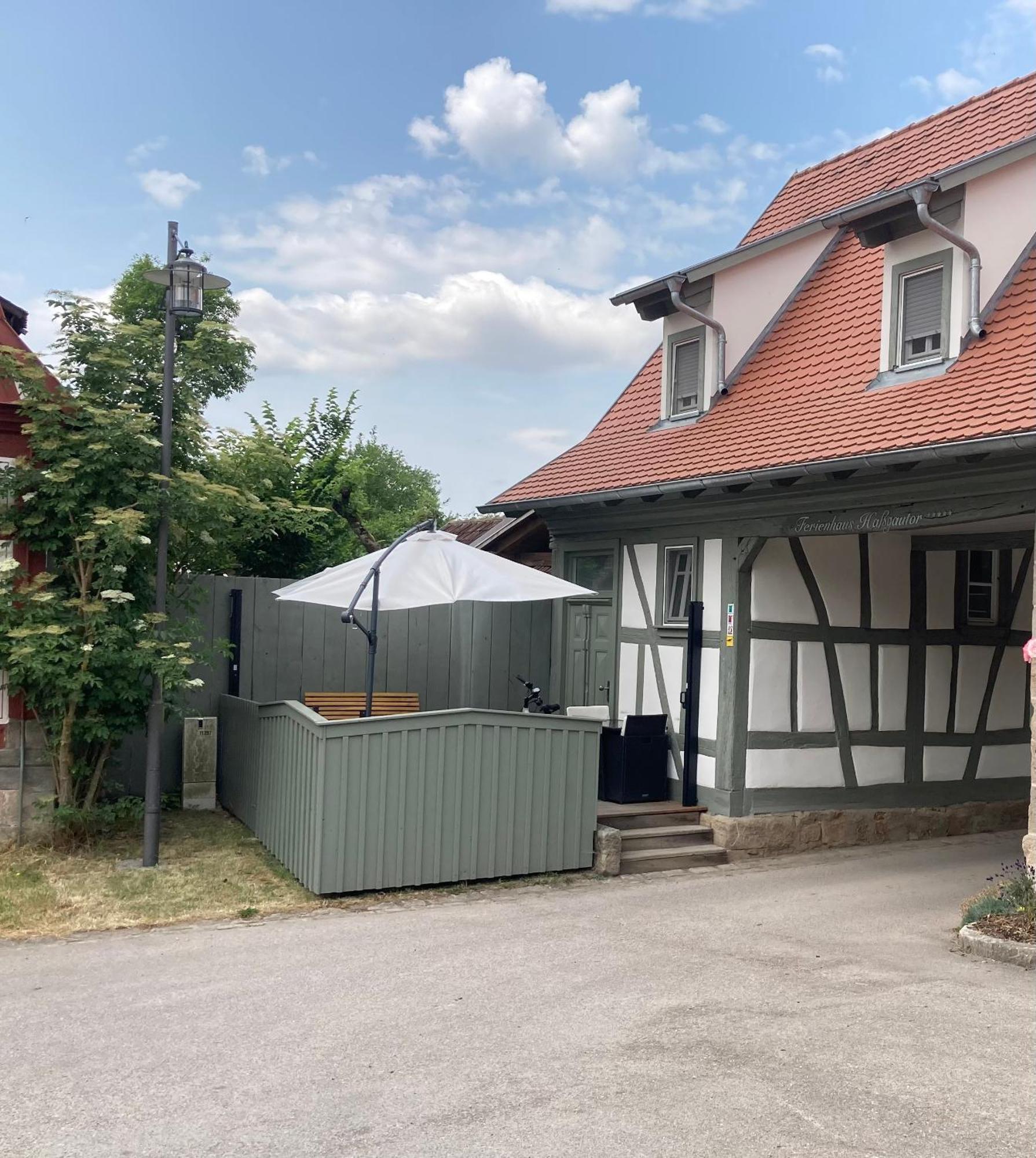 Ferienhaus Hassgautor Aidhausen Bagian luar foto