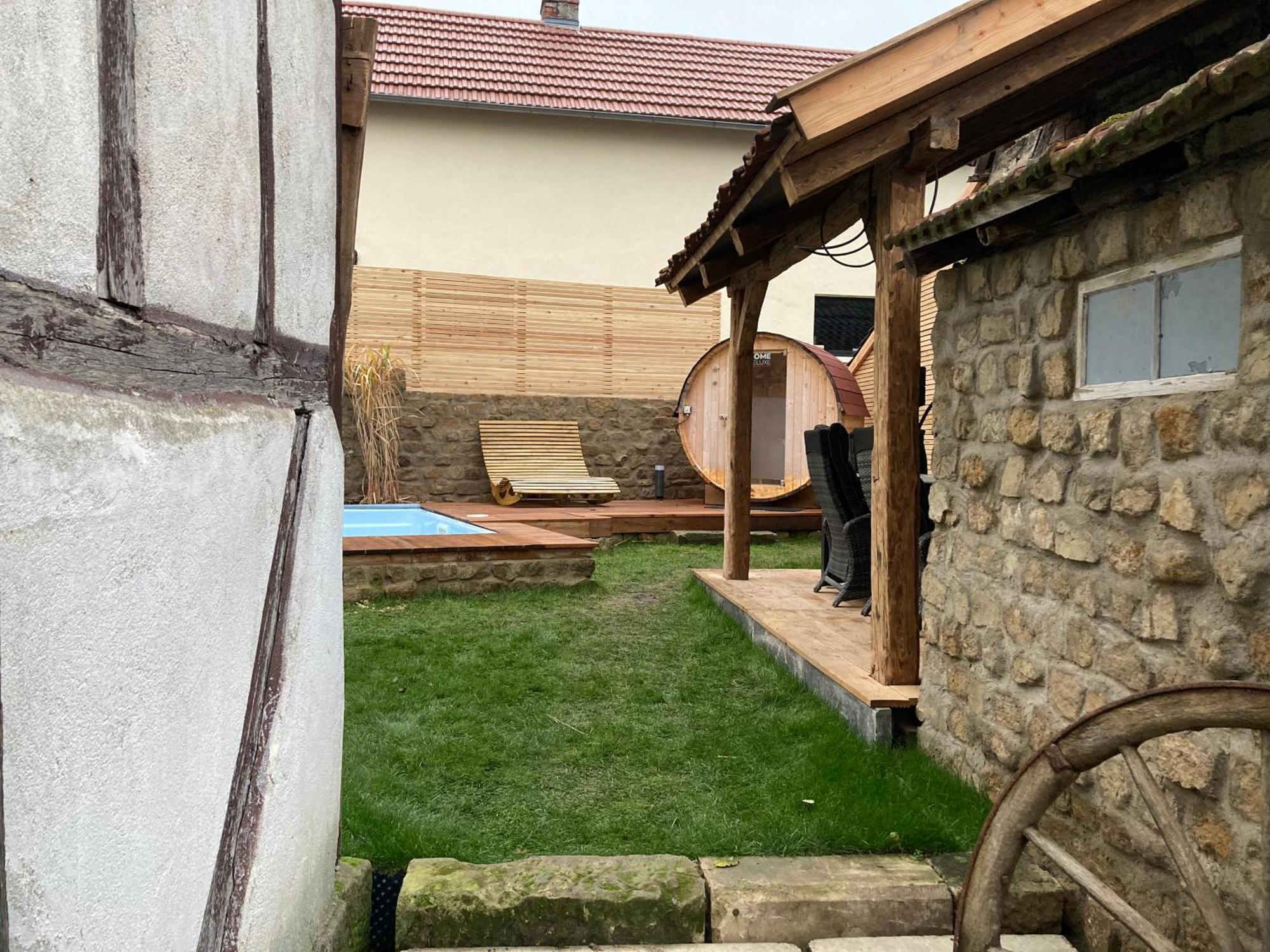 Ferienhaus Hassgautor Aidhausen Bagian luar foto