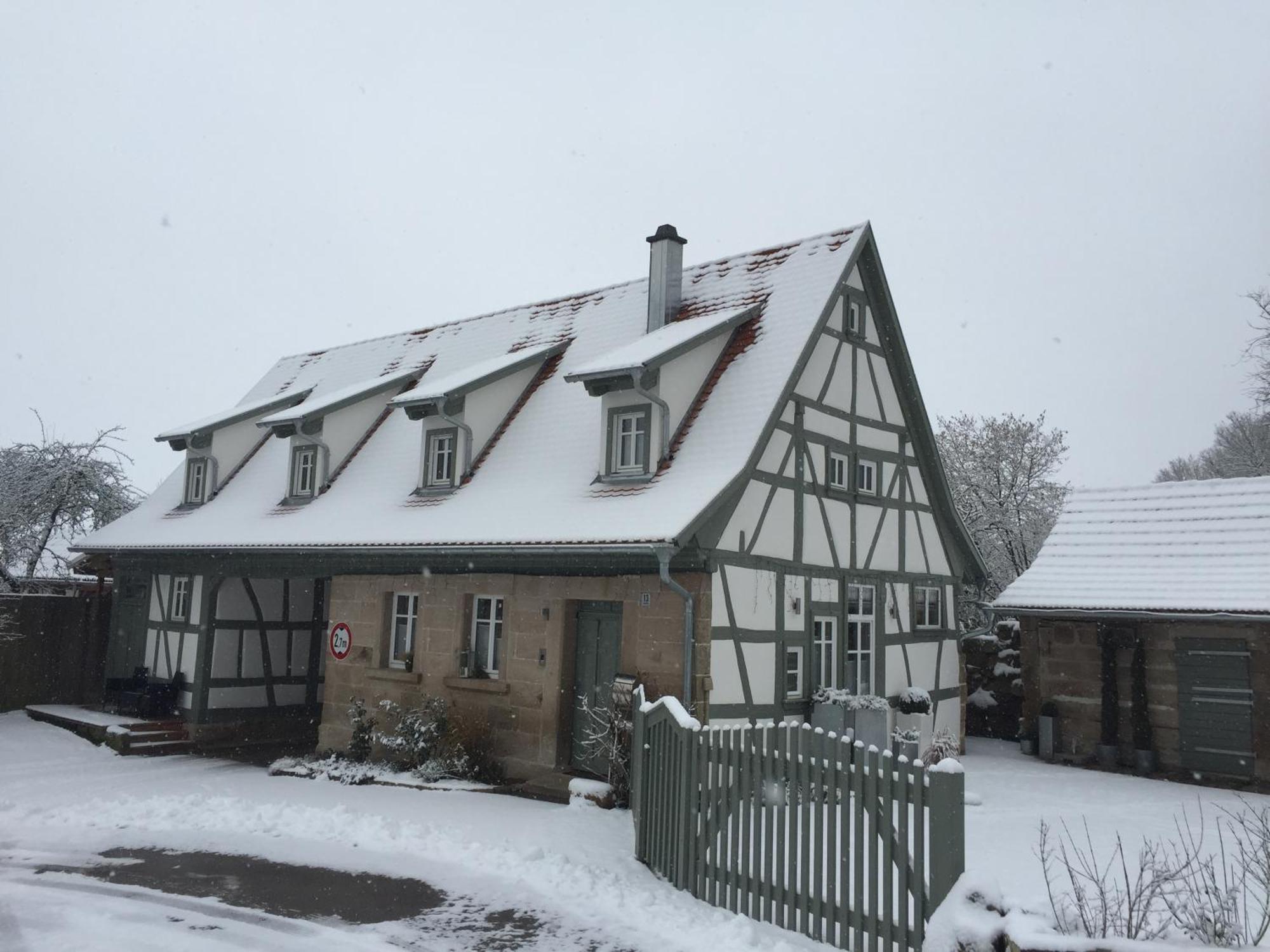 Ferienhaus Hassgautor Aidhausen Bagian luar foto
